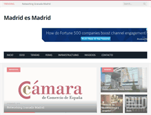 Tablet Screenshot of madridesmadrid.com